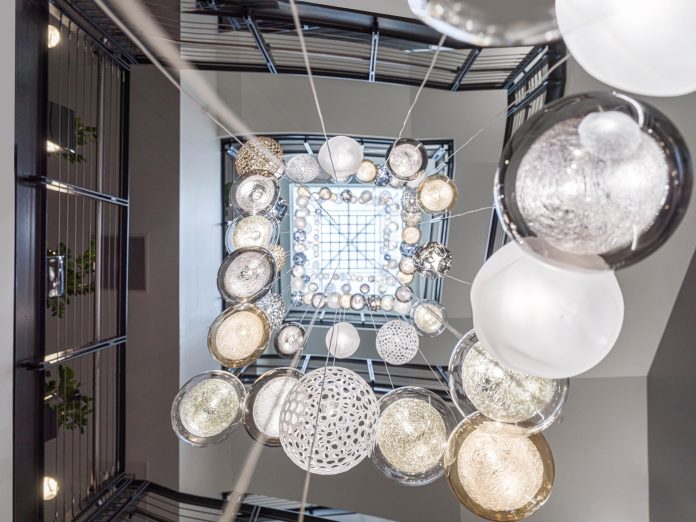 Custom glass chandeliers